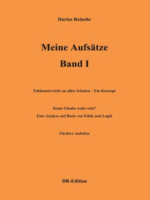 cover image of Meine Aufsätze Band I